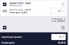 Captura de cuota