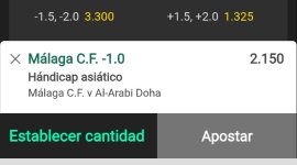 Captura de cuota