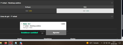Captura de cuota