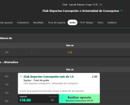 Captura de cuota