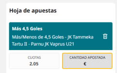Captura de cuota