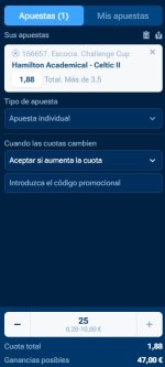 Captura de cuota