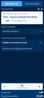 Captura de cuota