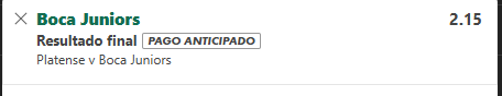 Captura de cuota