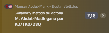 Captura de cuota