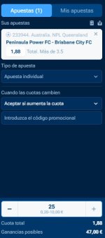 Captura de cuota