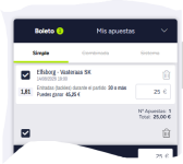 Captura de cuota