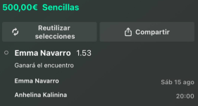 Captura de cuota