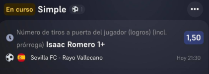 Captura de cuota