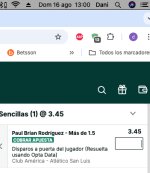 Captura de cuota