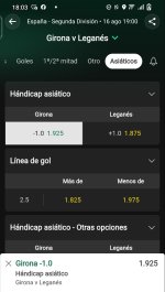 Captura de cuota
