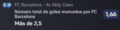 Captura de cuota