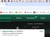 Captura de cuota