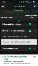 Captura de cuota