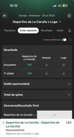 Captura de cuota