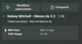 Captura de cuota