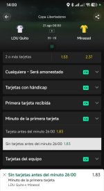 Captura de cuota