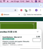 Captura de cuota