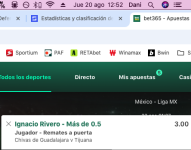 Captura de cuota