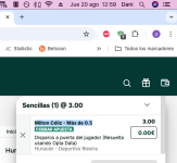 Captura de cuota