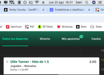 Captura de cuota