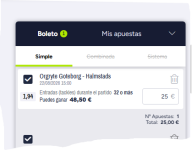 Captura de cuota