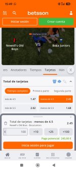 Captura de cuota