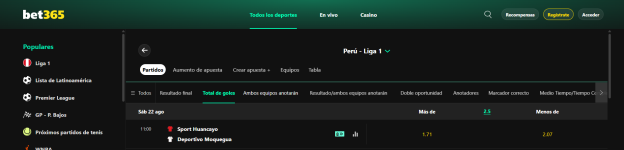 Captura de cuota