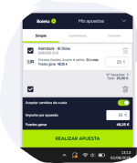 Captura de cuota