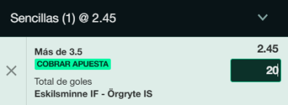 Captura de cuota