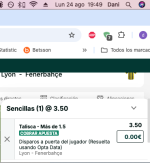 Captura de cuota