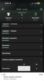 Captura de cuota