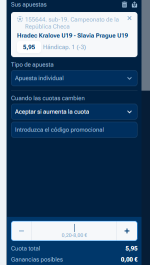 Captura de cuota