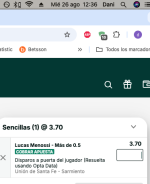 Captura de cuota