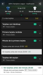 Captura de cuota