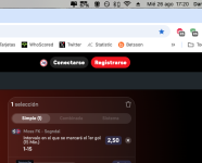 Captura de cuota