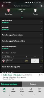 Captura de cuota