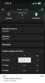 Captura de cuota