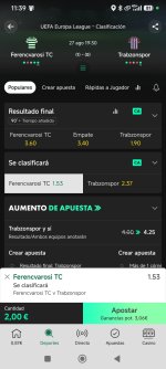 Captura de cuota