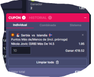Captura de cuota