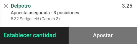 Captura de cuota