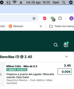 Captura de cuota