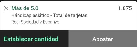 Captura de cuota