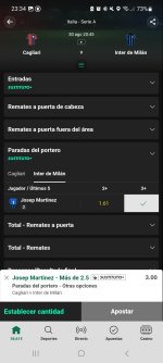 Captura de cuota