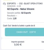 Captura de cuota