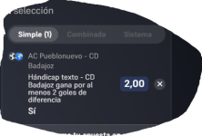Captura de cuota