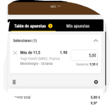 Captura de cuota