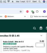Captura de cuota