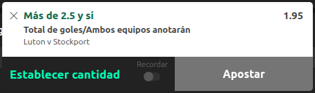 Captura de cuota