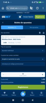 Captura de cuota